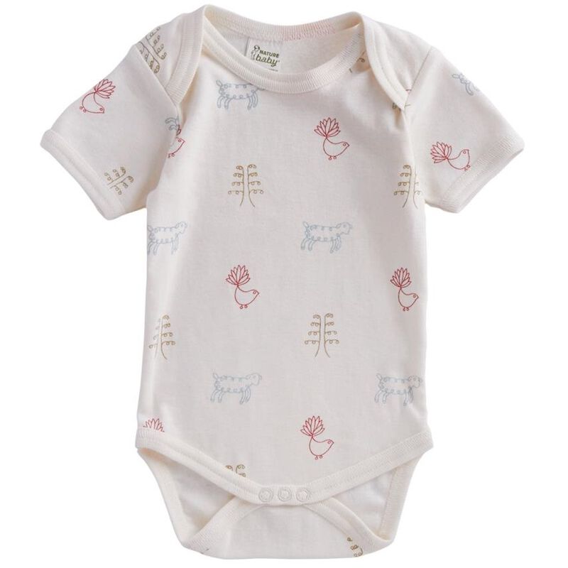 Nature Baby Organic Cotton S/S Bodysuit image number 4